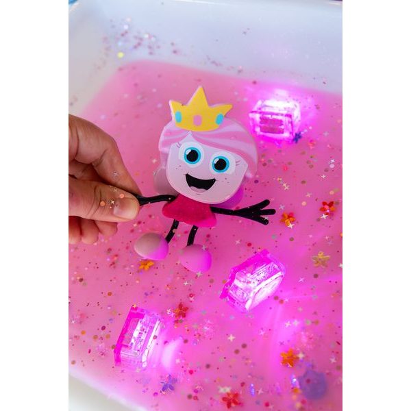 PRINCEZNA IDA Figurka Glo Pals + 2 svítící kostky do vody