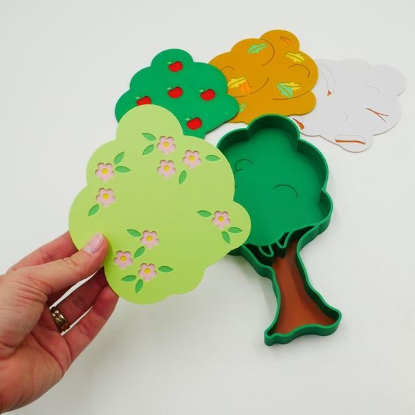 Eco Smyslový tácek Strom 4 roční období