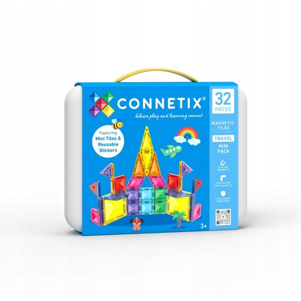 Connetix Tiles 32 ks - Cestovní mini sada