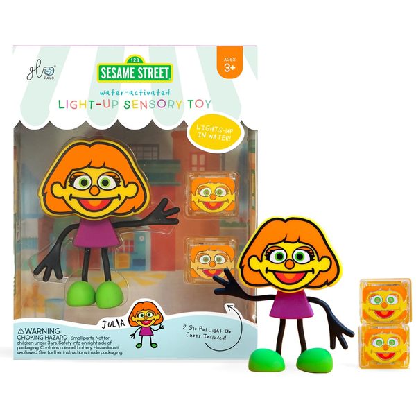 JULIA Figurka Glo Pals + 2 svítící kostky do vody