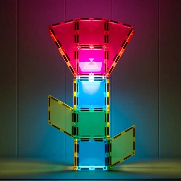 Connetix Tiles 30 ks - Light Rocket Pack