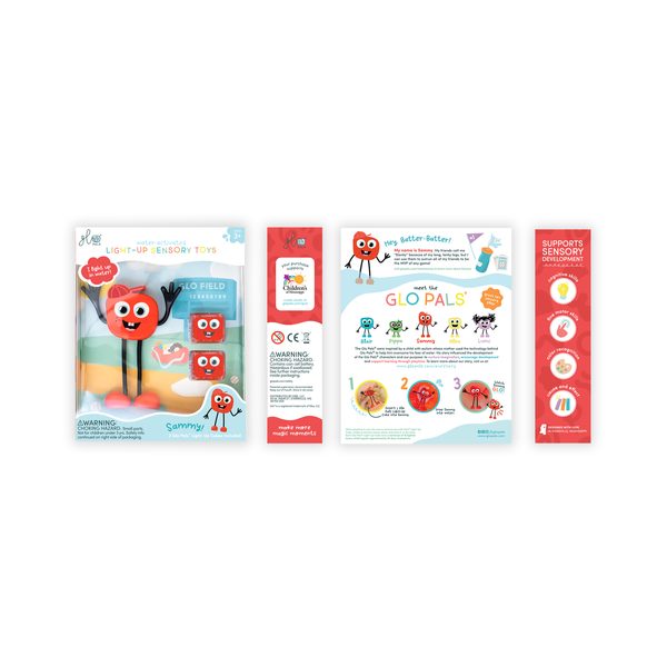 SAMMY Figurka Glo Pals + 2 svítící kostky do vody