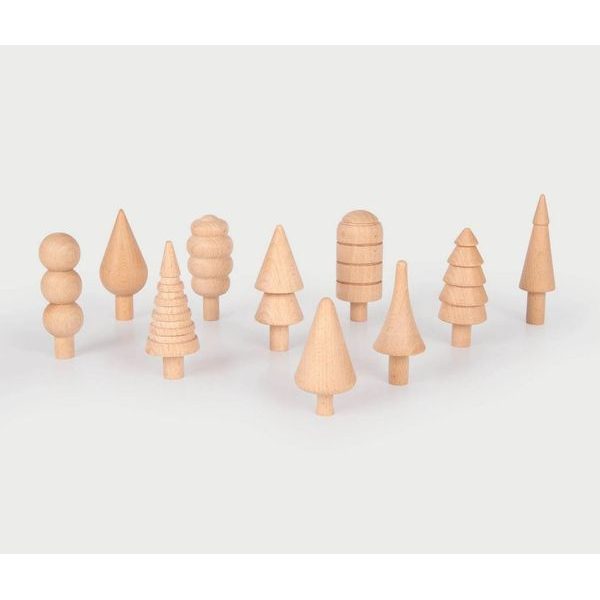 TickiT set dřevěných stromečků