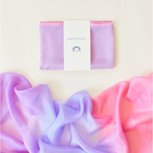 Sarah´s Silks obří hedvábný šátek růžový