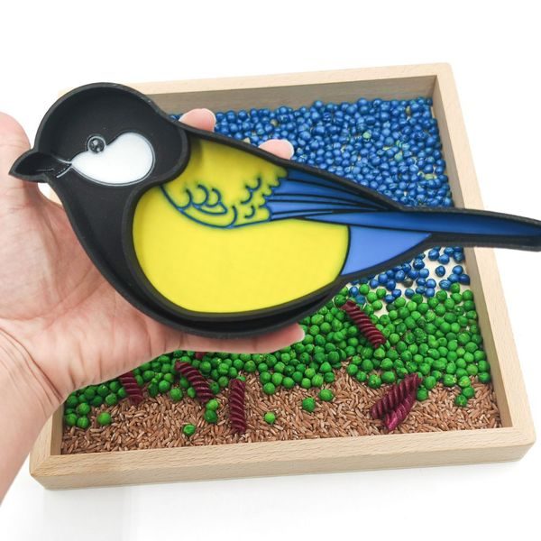 Eco Smyslový tácek Sýkorka