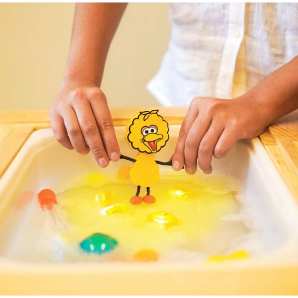 BIG BIRD Figurka Glo Pals + 2 svítící kostky do vody