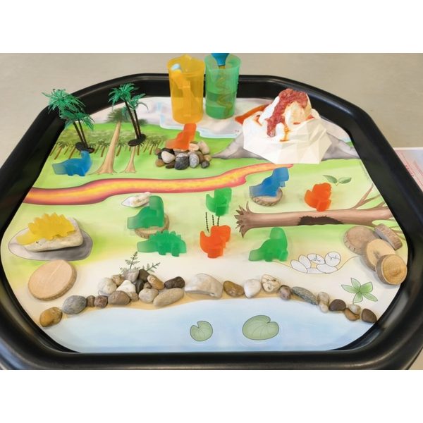 Země dinosaurů – Podložka do Tuff Tray MINI/MAXI