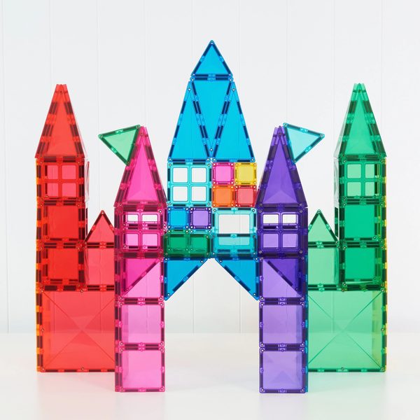 Connetix Tiles 202 ks - Magnetická stavebnice duhová sada