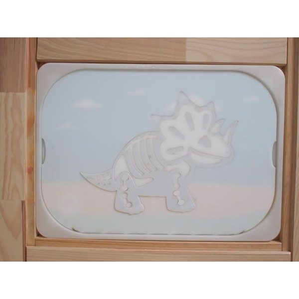 Deska z plexi Triceratops