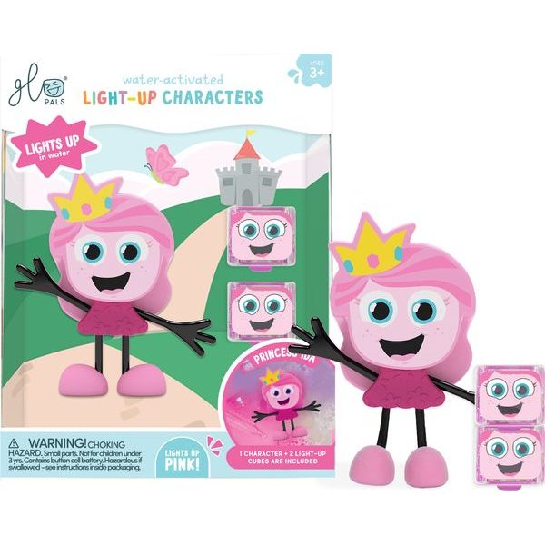 PRINCEZNA IDA Figurka Glo Pals + 2 svítící kostky do vody