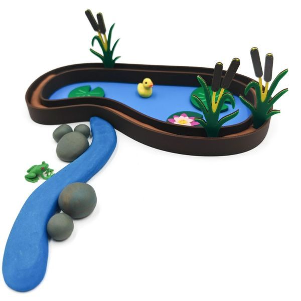Eco Smyslový tácek Rybníček
