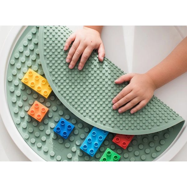 Oboustranná stavební podložka do PlayTRAY zelená Inspire My Play