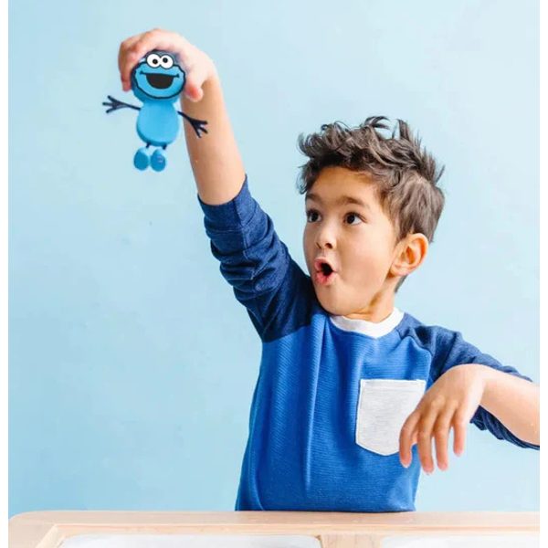COOKIE MOSTER Figurka Glo Pals + 2 svítící kostky do vody