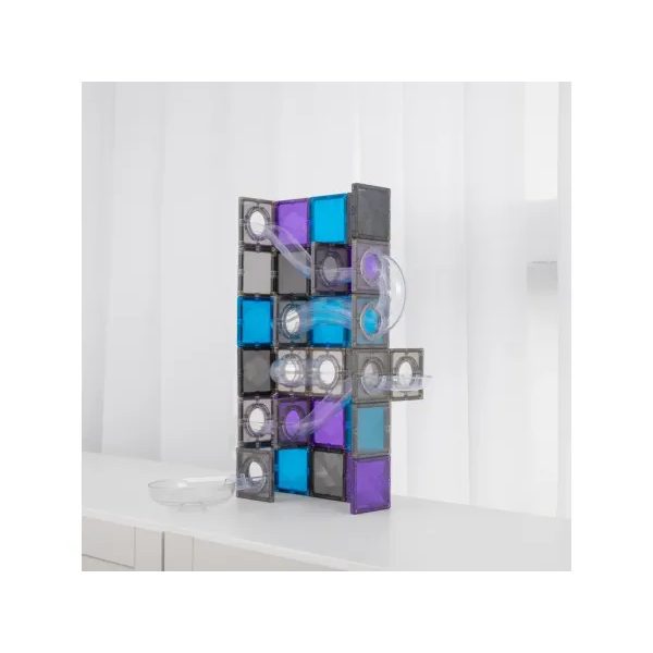 Connetix Tiles 61 ks - Kuličková dráha Galaxy Pack