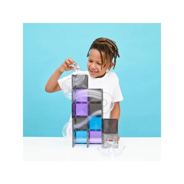Connetix Tiles 61 ks - Kuličková dráha Galaxy Pack