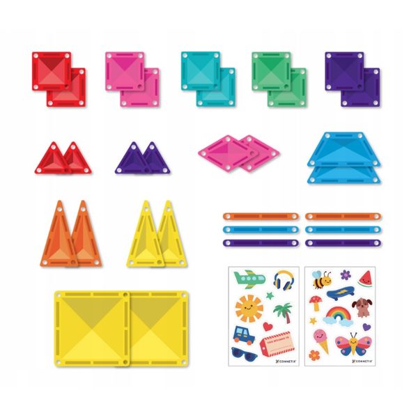 Connetix Tiles 32 ks - Cestovní mini sada