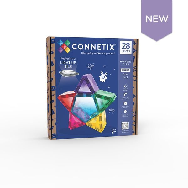 Connetix Tiles 28 ks - Svítící hvězda
