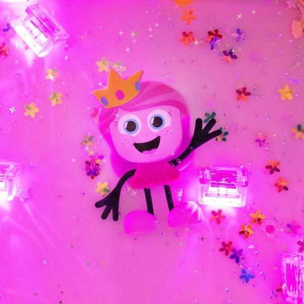 PRINCEZNA IDA Figurka Glo Pals + 2 svítící kostky do vody