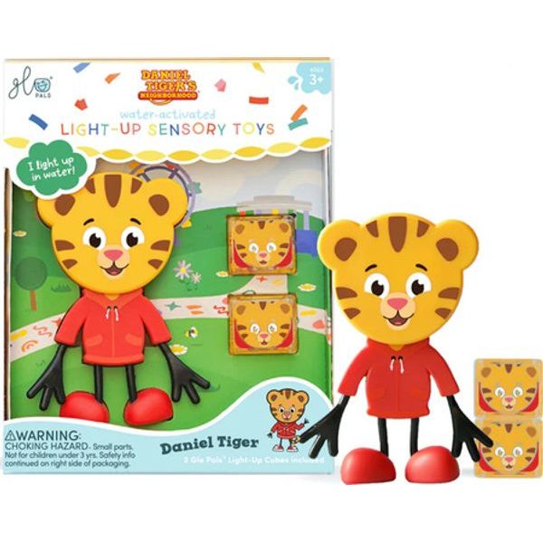 DANIEL Tygr Figurka Glo Pals + 2 svítící kostky do vody