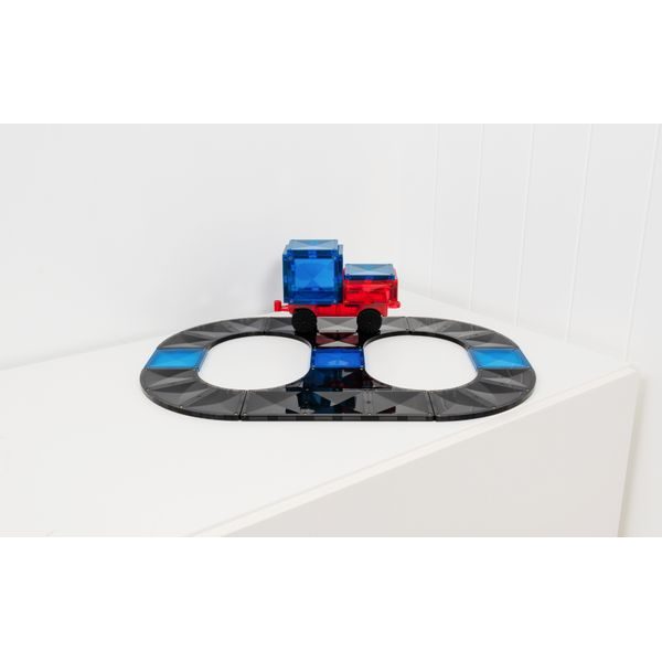 Connetix Tiles 16 ks - Magnetická stavebnice - rampy a křižovatky