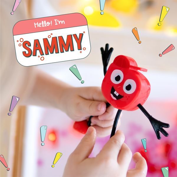SAMMY Figurka Glo Pals + 2 svítící kostky do vody