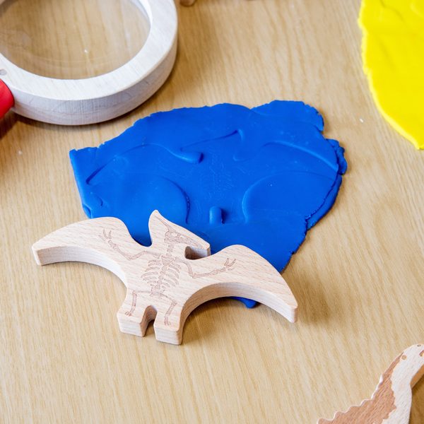TickiT Dřevěné figurky dinosaurů 10ks