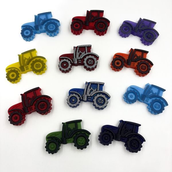 Traktor z pryskyřice