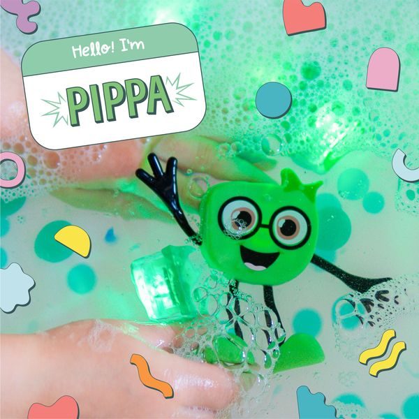 PIPPA Figurka Glo Pals + 2 svítící kostky do vody