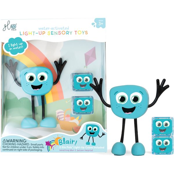 BLAIR Figurka Glo Pals + 2 svítící kostky do vody