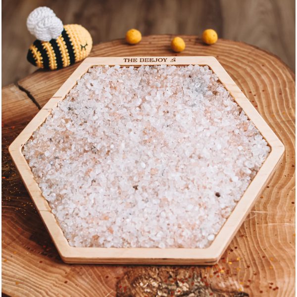 Velká senzorická deska The Beejoy "Růžová sůl"