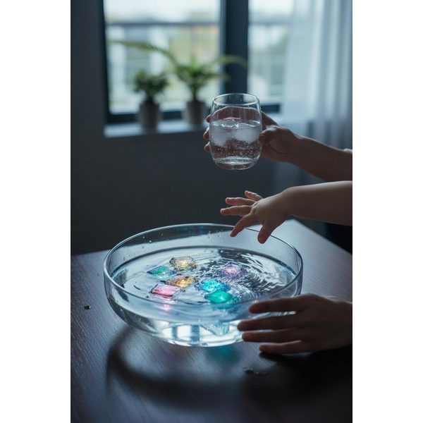 Smyslové svítící kostky Glo Pals 6 ks Pohádka