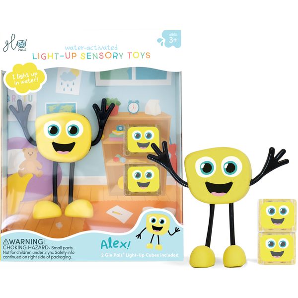 ALEX Figurka Glo Pals + 2 svítící kostky do vody
