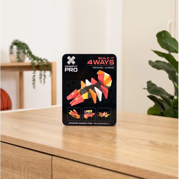 Connetix Tiles 36 ks - Magnetická stavebnice PRO Build It 4 Ways - Bytosti