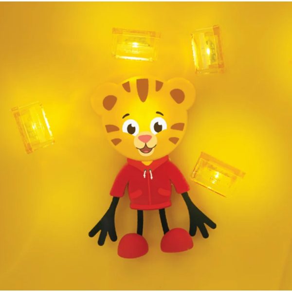 DANIEL Tygr Figurka Glo Pals + 2 svítící kostky do vody