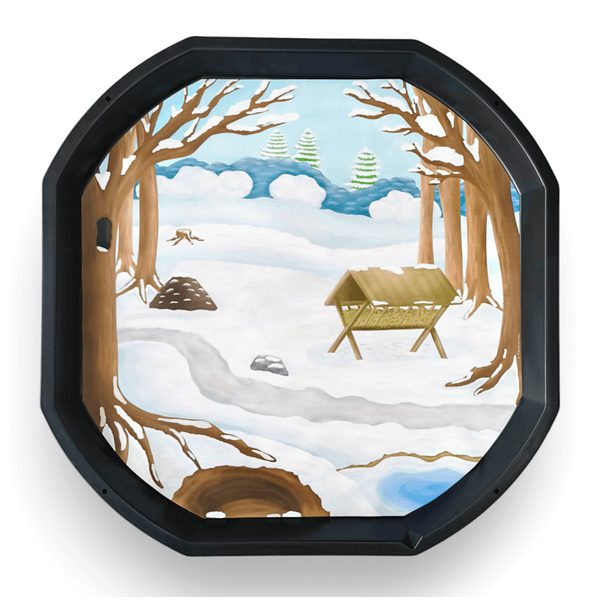 Zimní les – Podložka do Tuff Tray MINI/MAXI