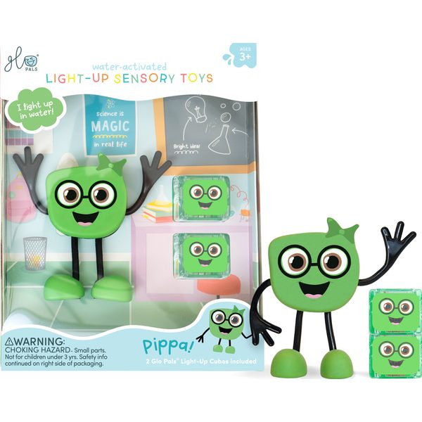 PIPPA Figurka Glo Pals + 2 svítící kostky do vody