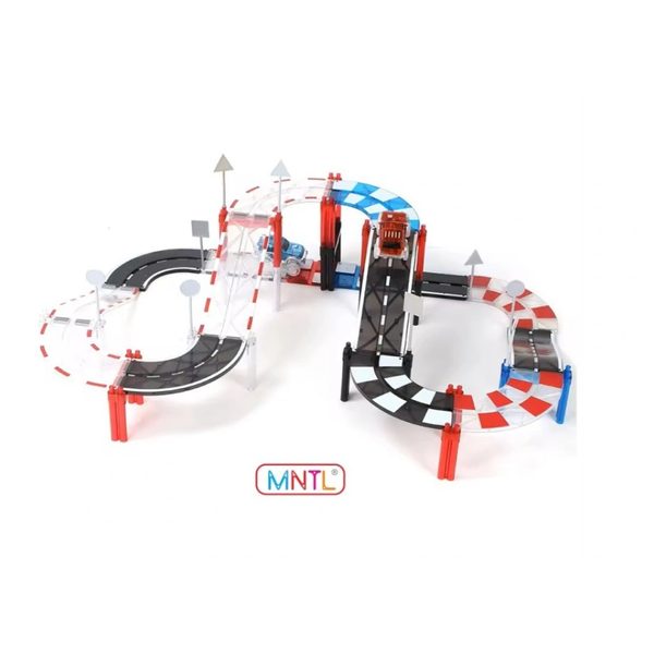 MNTL - Magnetická dráha Race Track Tunning 72 ks včetně 2 ks aut