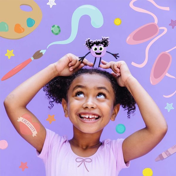 LUMI Figurka Glo Pals + 2 svítící kostky do vody
