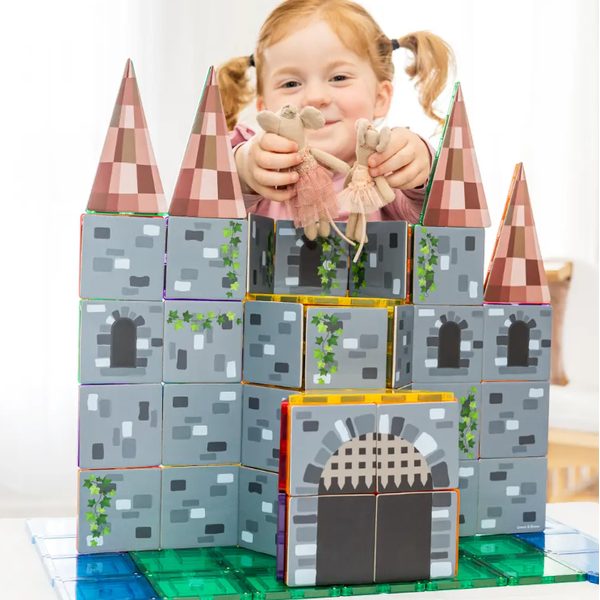 Learn&Grow magnetická stavebnice - Zámek 40 ks