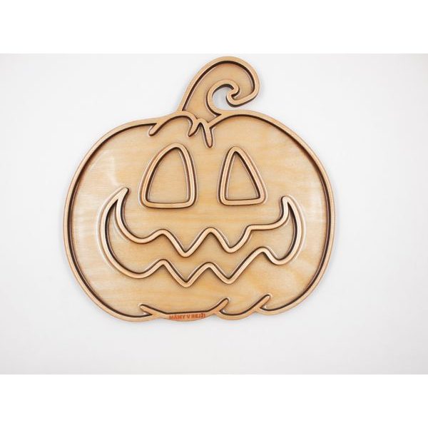Smyslový tácek Halloweenská dýně