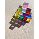 Průsvitné akrylové kostičky 100ks