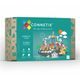 Connetix Tiles 92 ks - Magnetická kuličková dráha duhová
