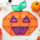 Connetix Tiles 17 ks - Magnetická stavebnice Halloweenská dýně