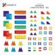 Connetix Tiles 102 ks - Magnetická stavebnice