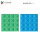 Connetix Tiles - Magnetická základna 2 ks modrá/zelená