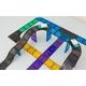Connetix Tiles 16 ks - Magnetická stavebnice - rampy a křižovatky