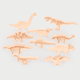 TickiT Dřevěné figurky dinosaurů 10ks