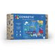 Connetix Tiles 66 ks - Magnetická kuličková dráha duhová - rozšiřující balíček
