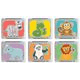 Smyslové svítící kostky Glo Pals 6 ks ZOO