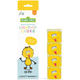 Smyslové svítící kostky Glo Pals 4 ks BIG BIRD
